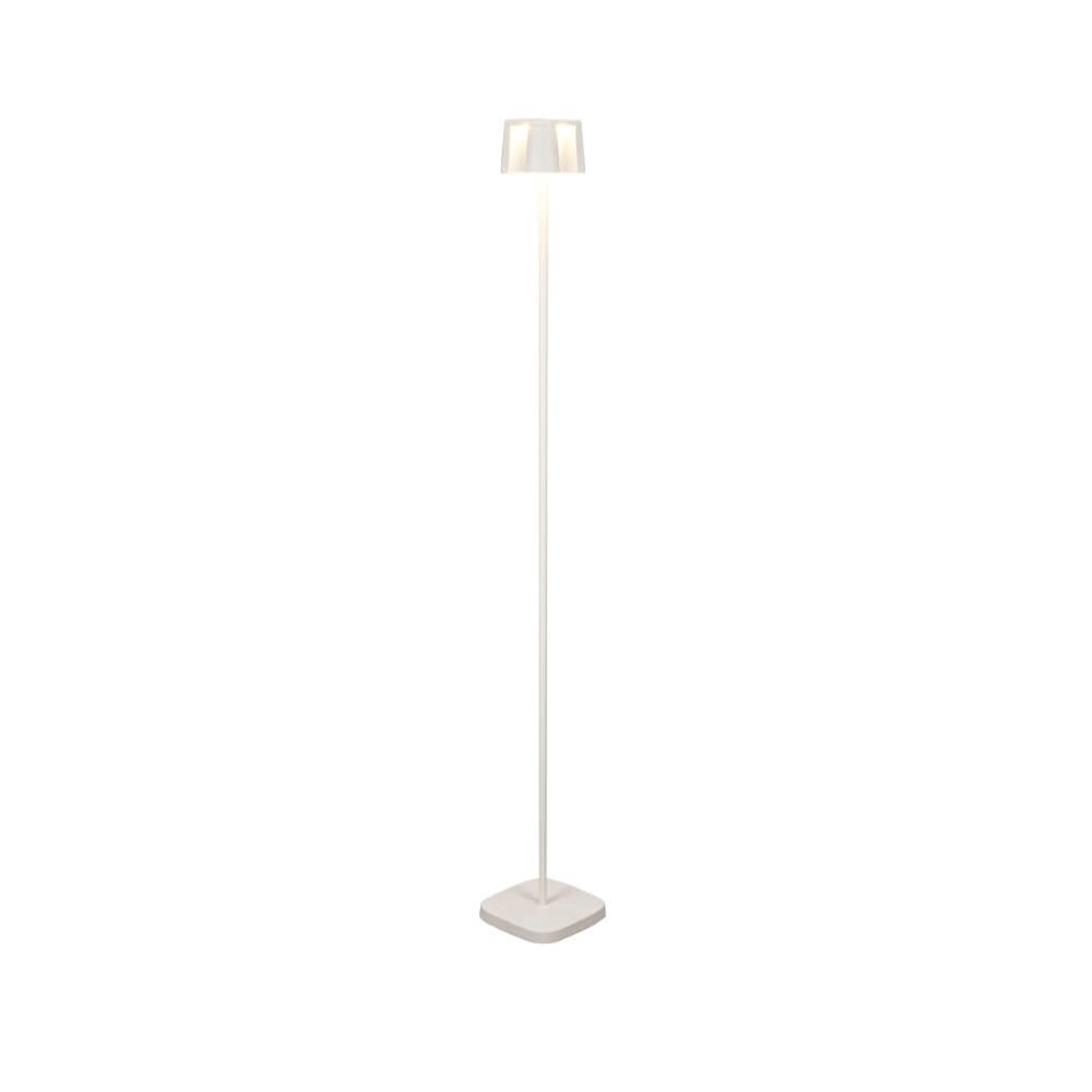 Weiße Stehlampe Nice für draußen