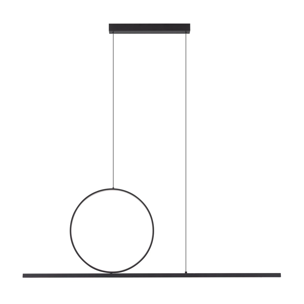 Moderne Pendellampe Lineo Led Schwarz