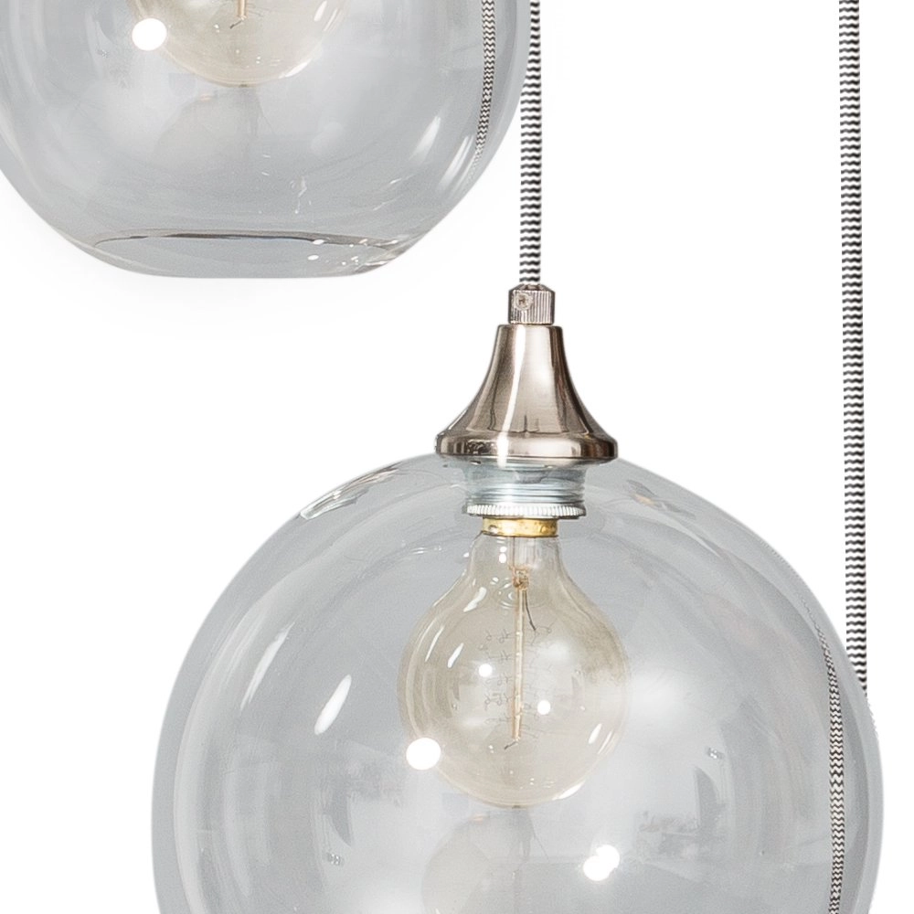 Robuste Hängelampe Calvello 3-Licht-Metallgrau ETH 8719075182482