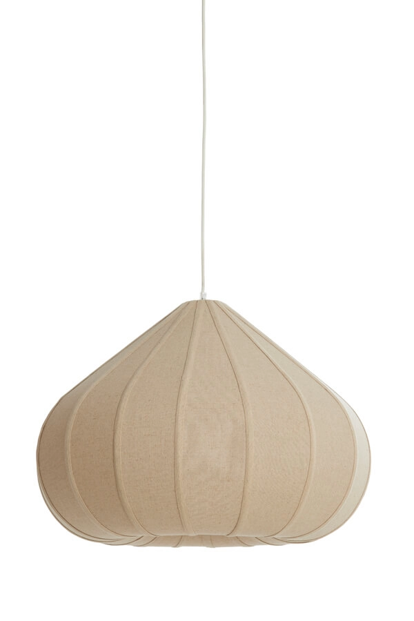 Cremefarbene Pendelleuchte Zubeda Ø 60cm Light & Living 8717807763725
