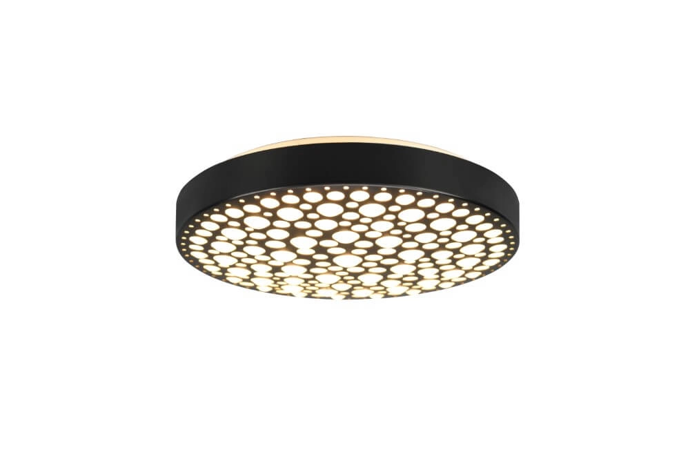 RGB-LED-Deckenleuchte Chizu Ø 40cm - schwarz