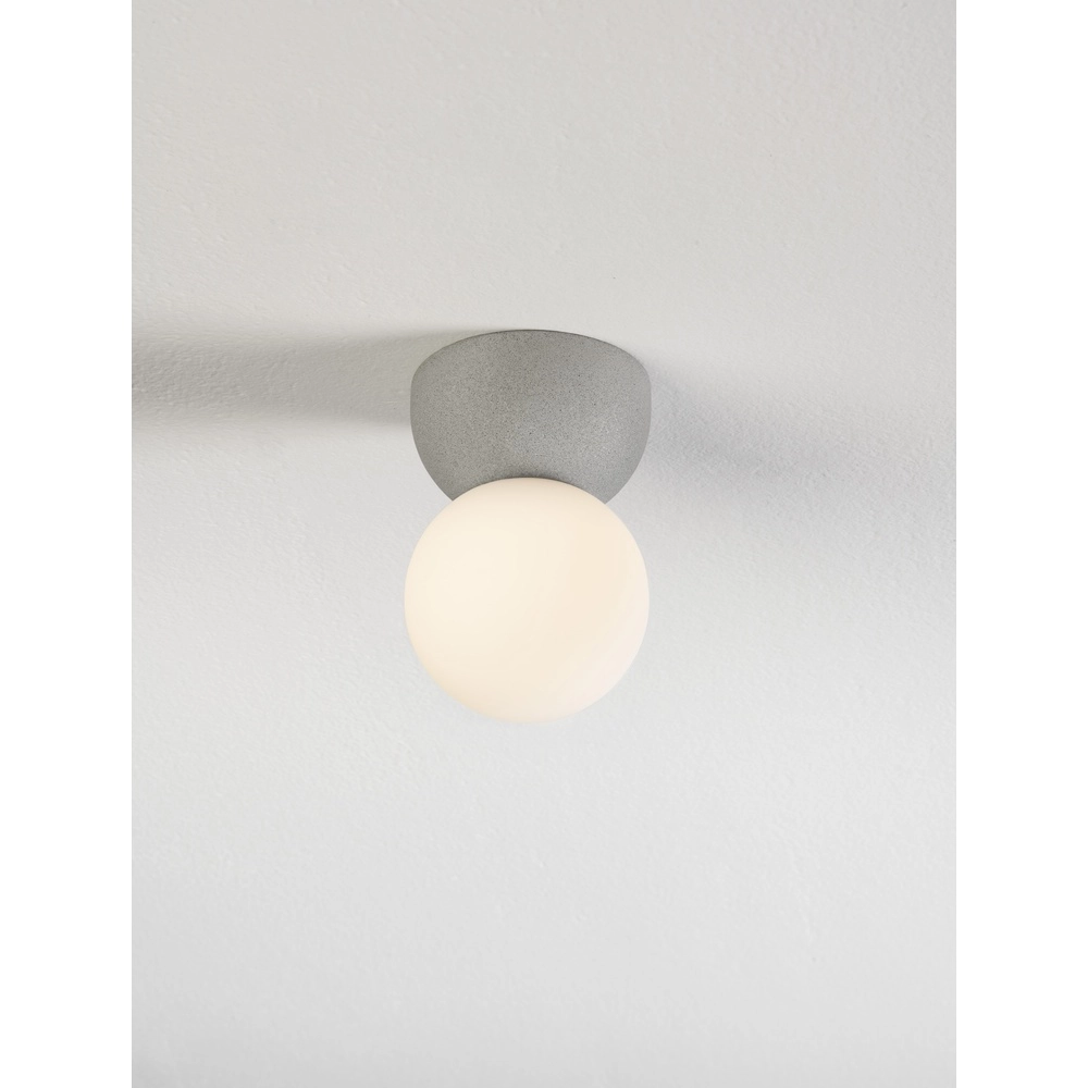 Deckenlampe Zero Betongrau mit Weiß Lyora 5212017464453
