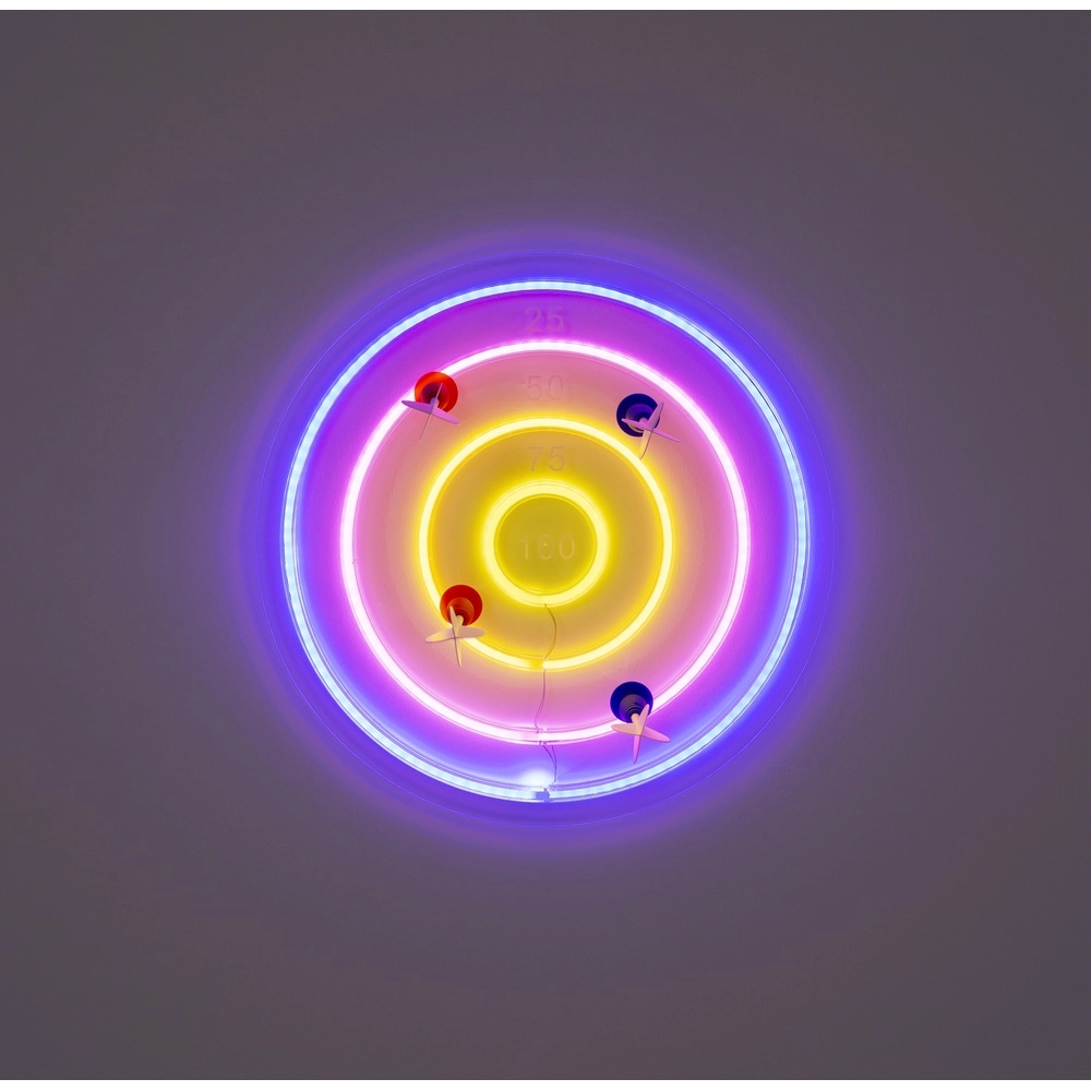 Wandlampe Darteri Neon-Dartscheibe Globo 9007371583546