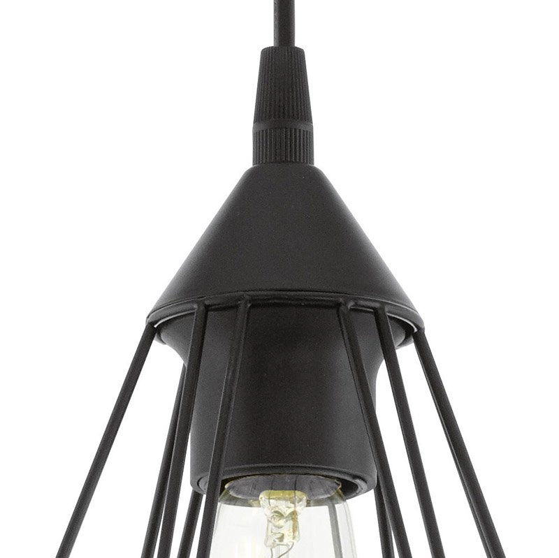 Pendelleuchte Tarbes 17 cm schwarz Eglo 9002759941871