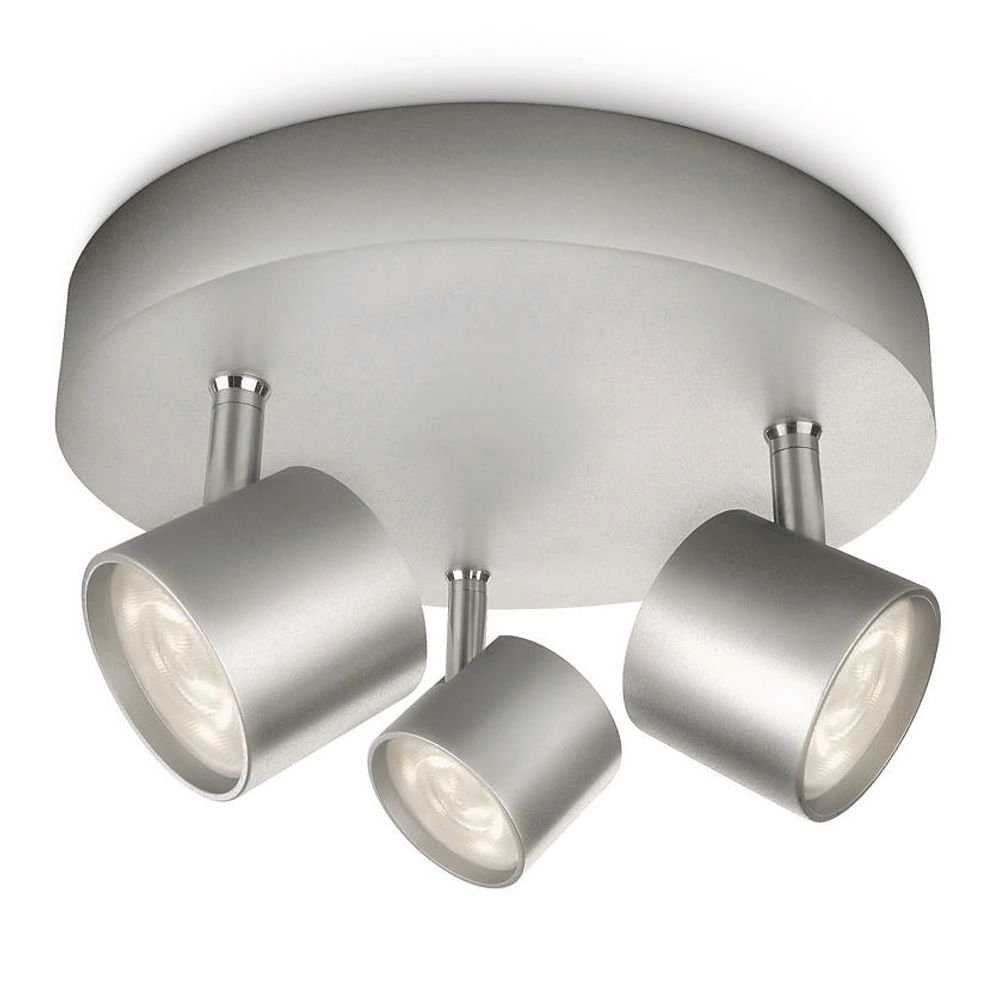 LED-Deckenstrahler My Living Star 3-Licht-Metallgrau Philips 8718291444893