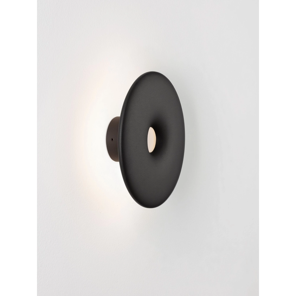 Einzigartige Wandlampe Splash Rundschwarz