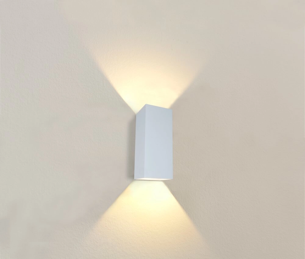 Schlanke Wandleuchte Dante XL Weiß