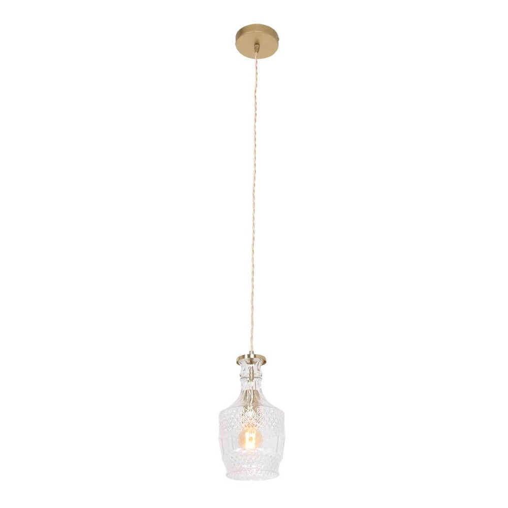 Klassische Hängelampe Grazioglass Ø 12,5cm Steinhauer 8712746166330