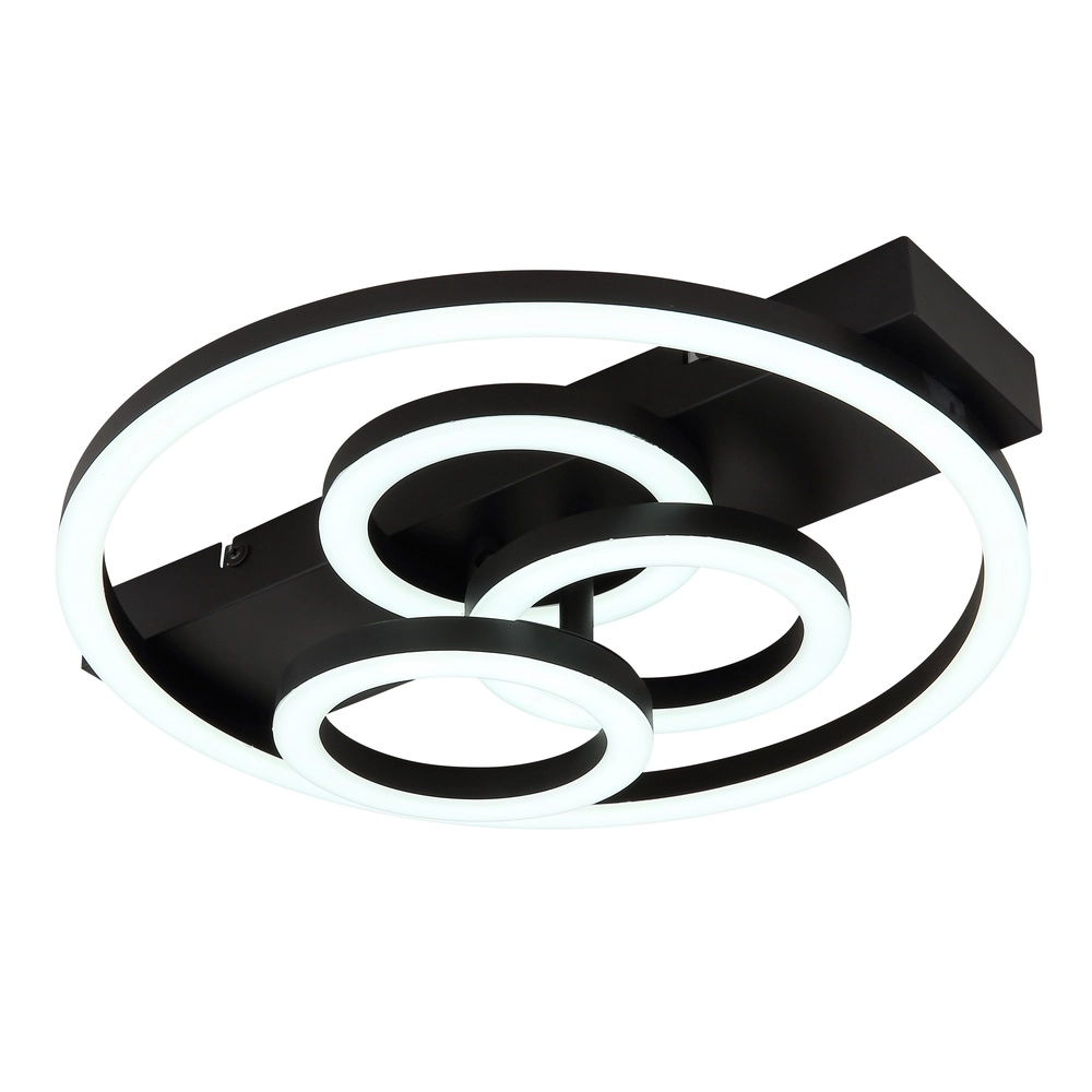 Schwarze Deckenlampe Darryl I Konstruktion Globo 9007371487295