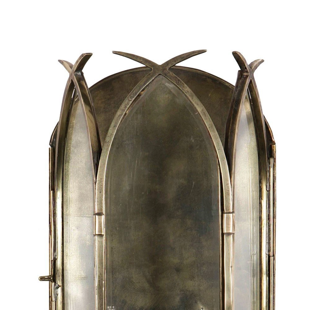 Antike Wandleuchte Gothic 61cm - Antikkupfer (ANT) Limehouse