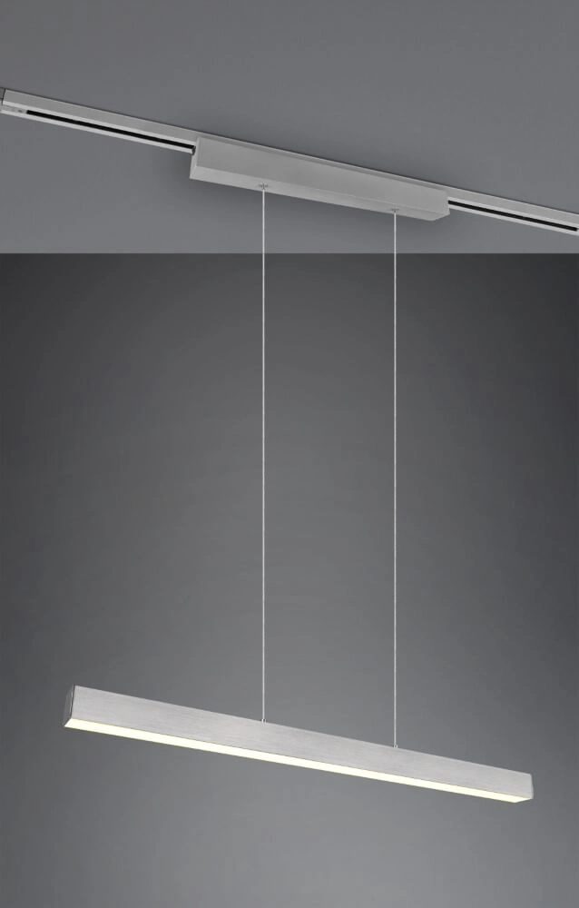 Hängelampe Paros gebürstetes Metall Trio 4017807505955