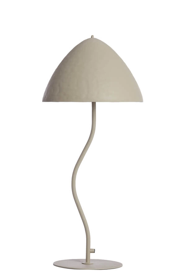 Tischlampe Elimo Ø 25cm x 60cm creme Light & Living 8717807705190