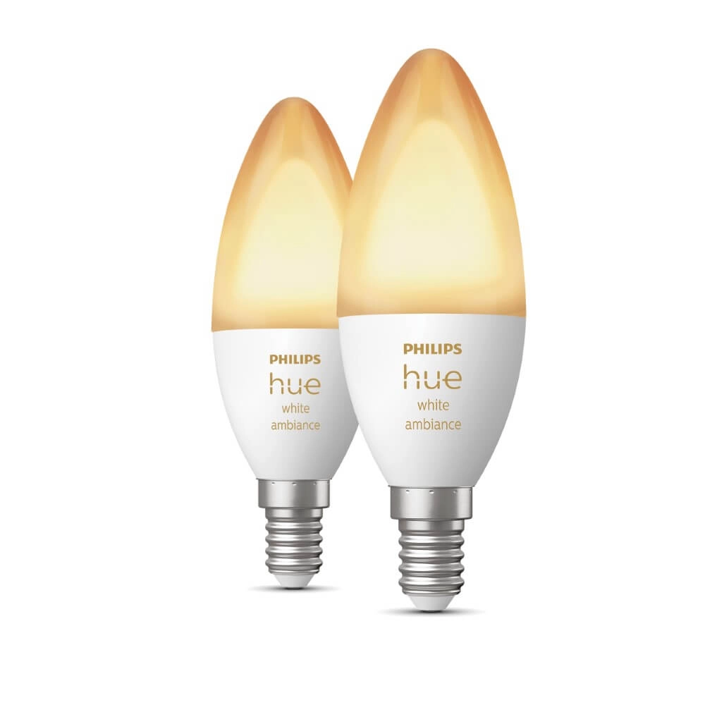 Hue - E14 - 5W - White Ambiance 2er-Set Philips 8719514356733