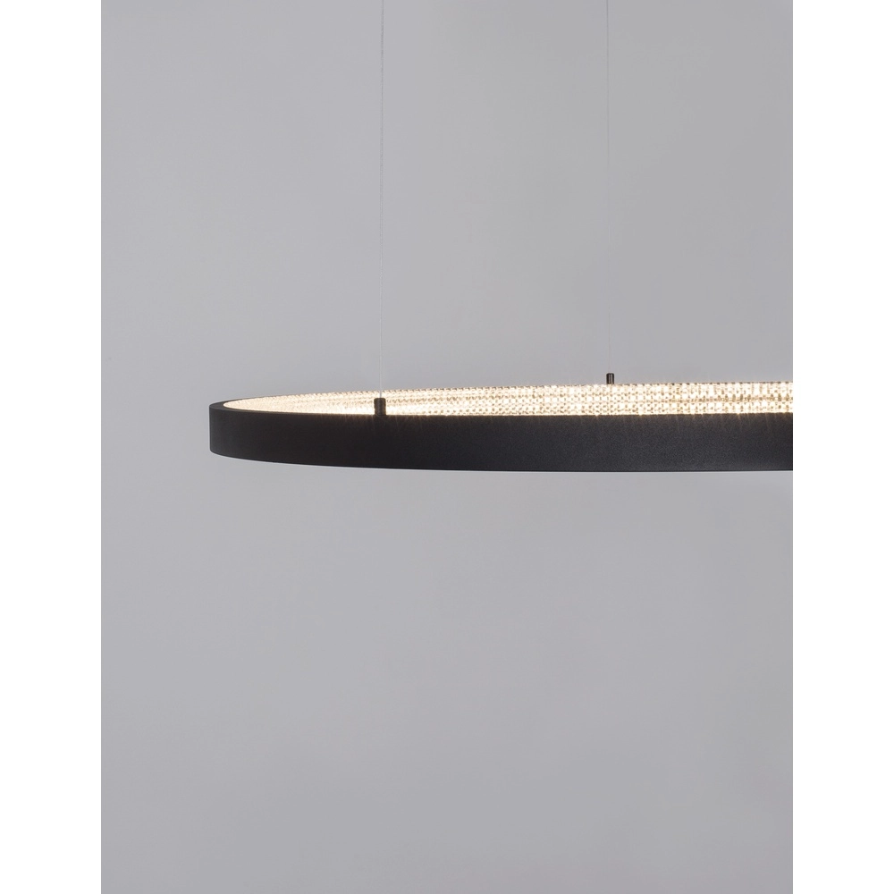 Pendelleuchte Preston schwarz Ø 110cm Lyora 5212017429193