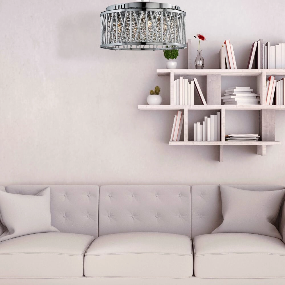 Designer-Hängelampe Elise Ø 40cm Searchlight 5053423039329
