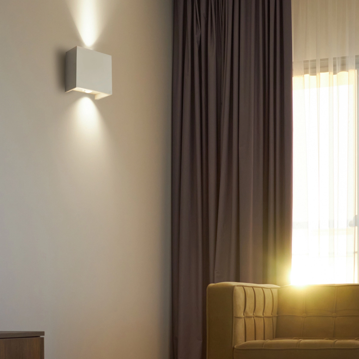 Design-Wandlampe Sloane Weiß Lyora 5053423317397
