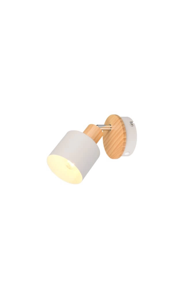 Einzelne Deckenleuchte Shanti mit Holzoptik Trio 4017807615715