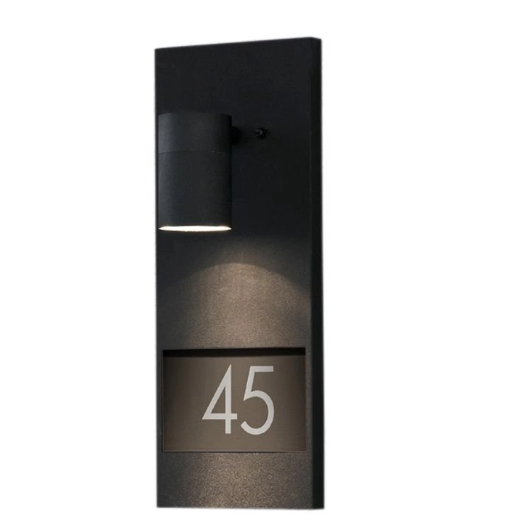 Wandspot Modena Adress schwarz mit Hausnummer KonstSmide 7318307655759