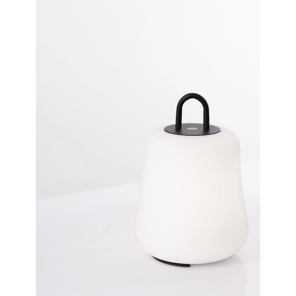 Tischlampe Jigra Wiederaufladbares Anthrazit mit Weiß Lyora 5212017434883