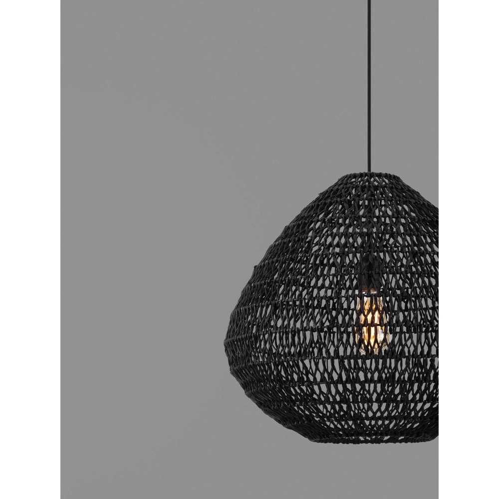 Böhmische Pendelleuchte Melody schwarz Lyora 5212017452900