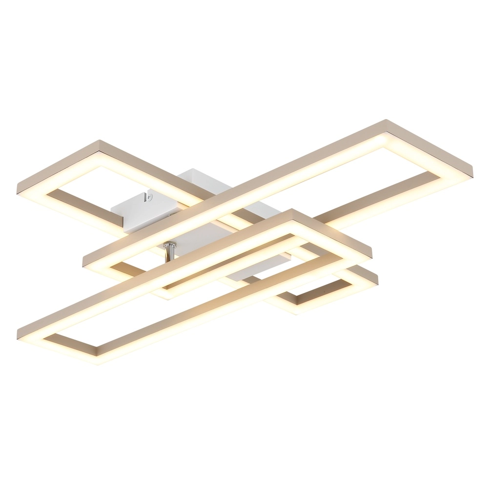 Moderne Deckenleuchte Wilton sandbraun 40cm Globo 9007371575800