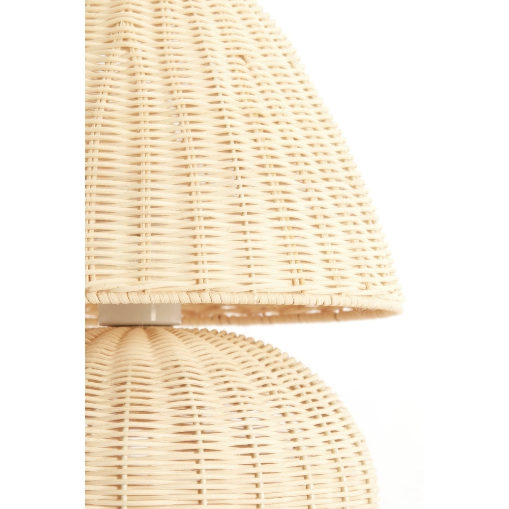 Rattan-Tischlampe Mavon Ø 27,5 cm – natürliches Rattan Light & Living 8717807820527