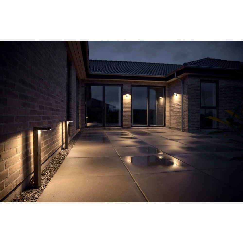 Solar-Gartenleuchte Rica schwarzes Rechteck Nordlux 5704924004803