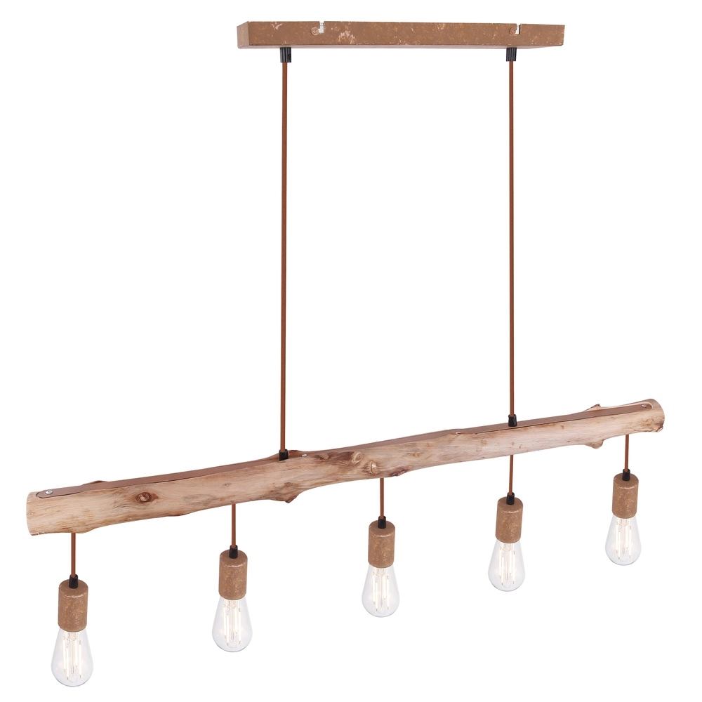 Essaal-Pendellampe Jakob Rostbraun Globo 9007371389636