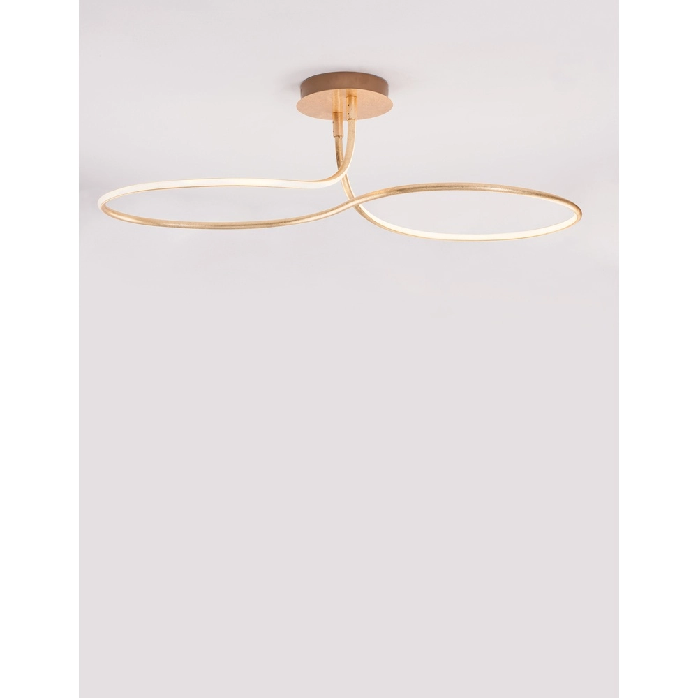 Deckenlampe Fungo Locke Gold