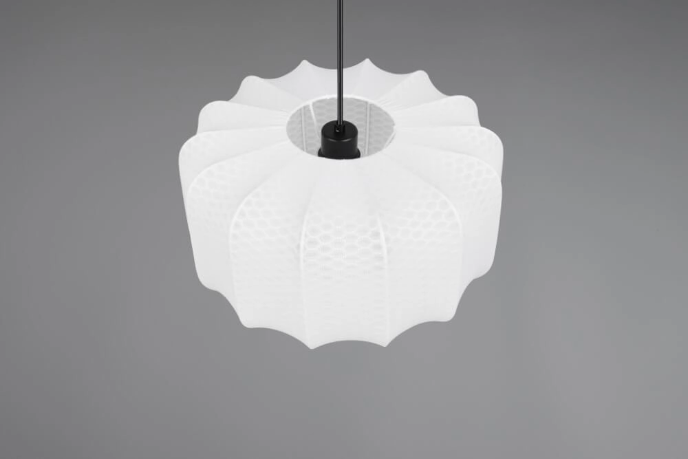 Weiße Design-Pendelleuchte Madleine Ø 40cm Trio 4017807638226