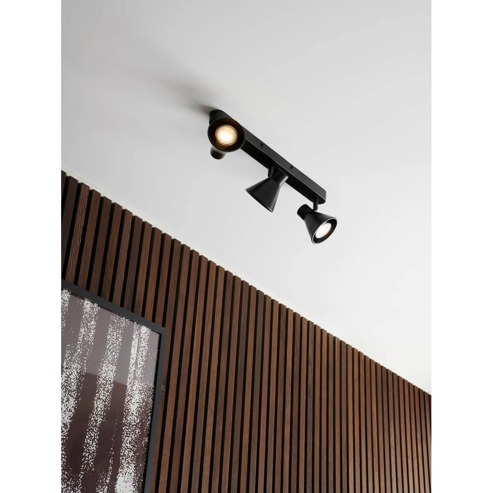 Deckenlampe Eik 3-flammig schwarz Nordlux 5704924011498