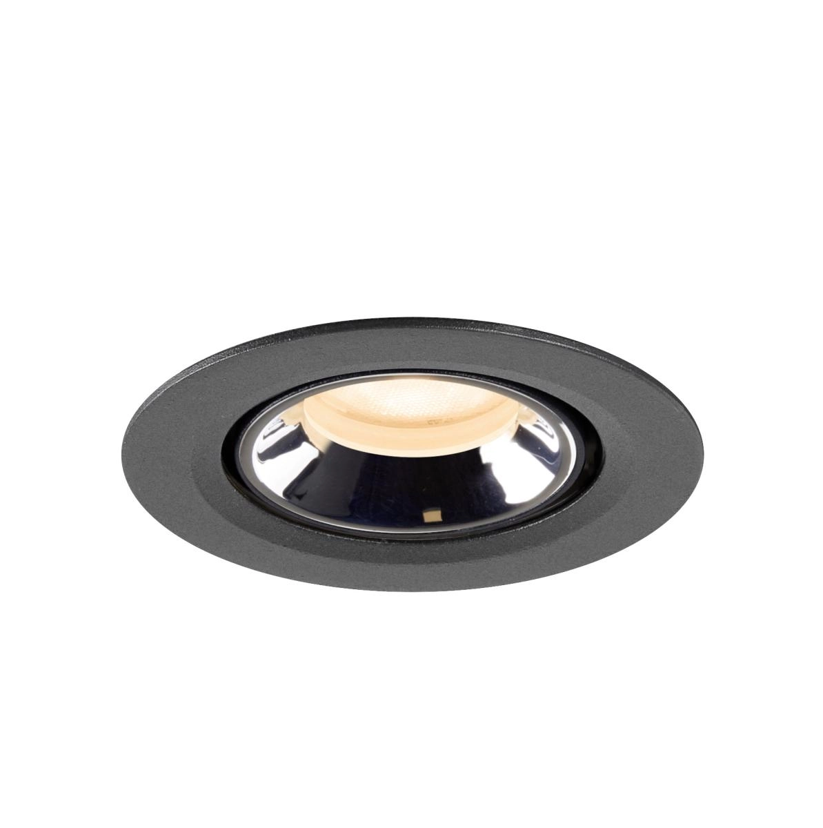 Einbau-Strahler Numinos Gimble XS Schwarz/Chrom 2700K - 55gr SLV 4024163307208