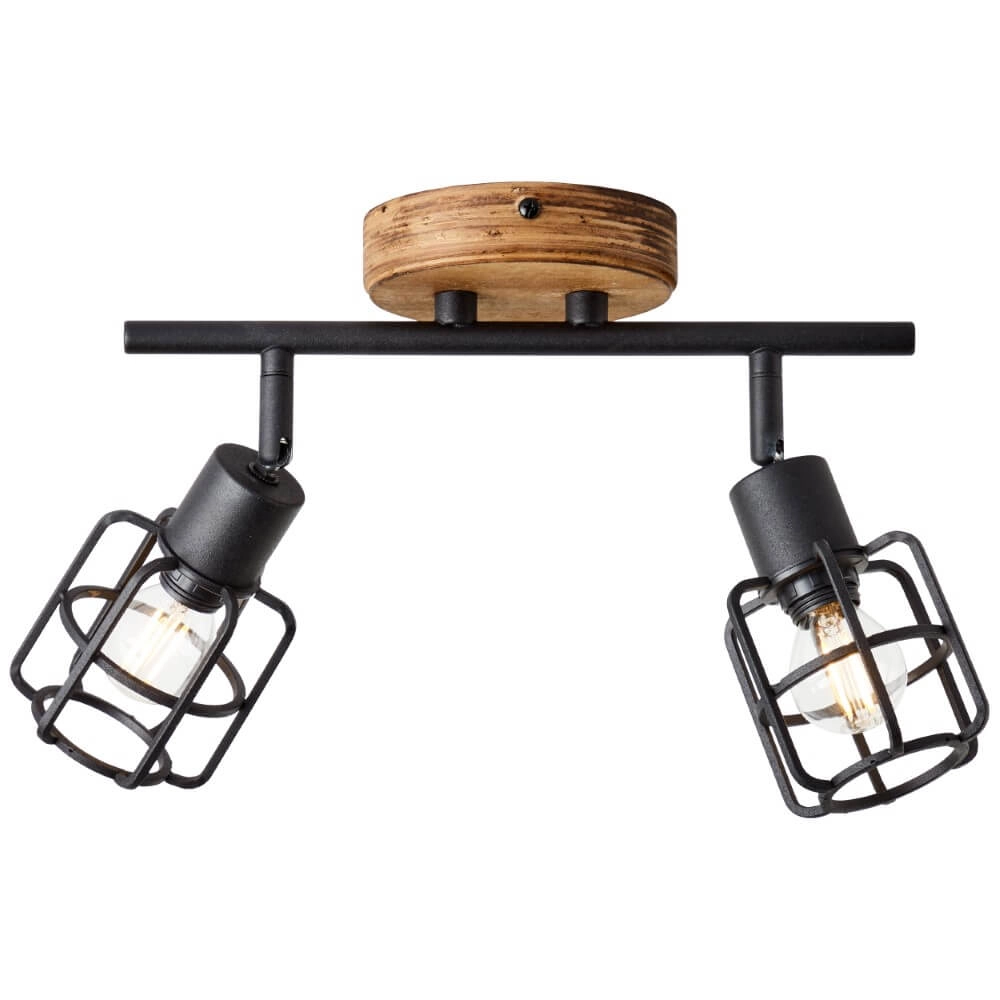 Industrielle Deckenleuchte Gwen 2-flammig Brilliant 4004353409813