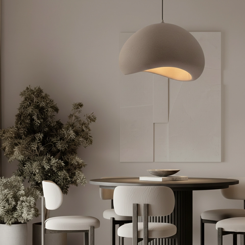 Natürliche Pendelleuchte Aere braun 60cm Lyora 5212017476746