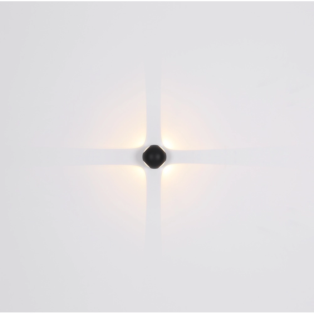 Runde Wandlampe Slice Schwarz Globo 9007371451036