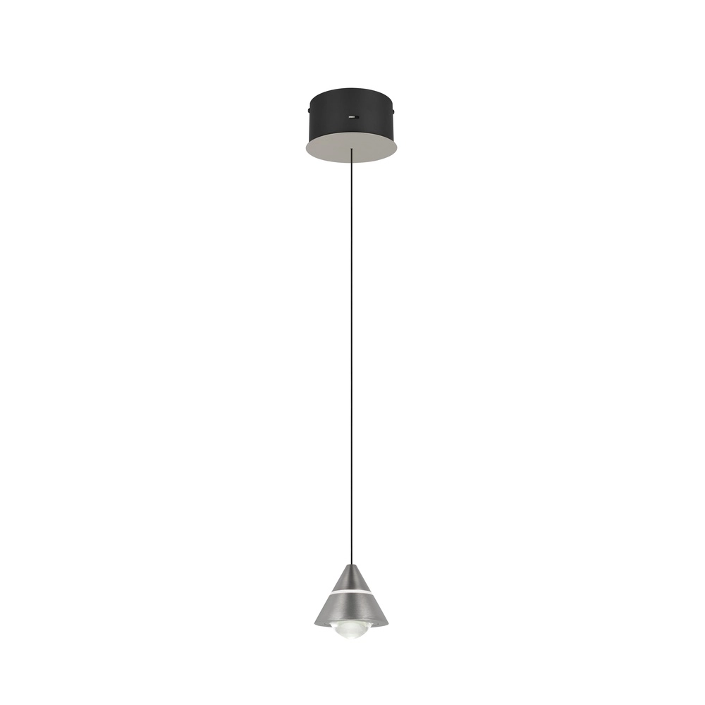 Design-Pendelleuchte Romeo Einfaches Nickel Trio 4017807667745