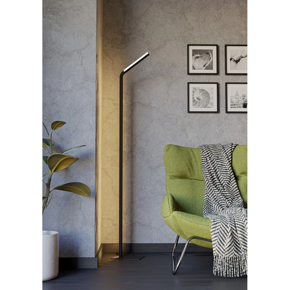 Design-Stehlampe Mirante Schwarz Eglo 9008606392407