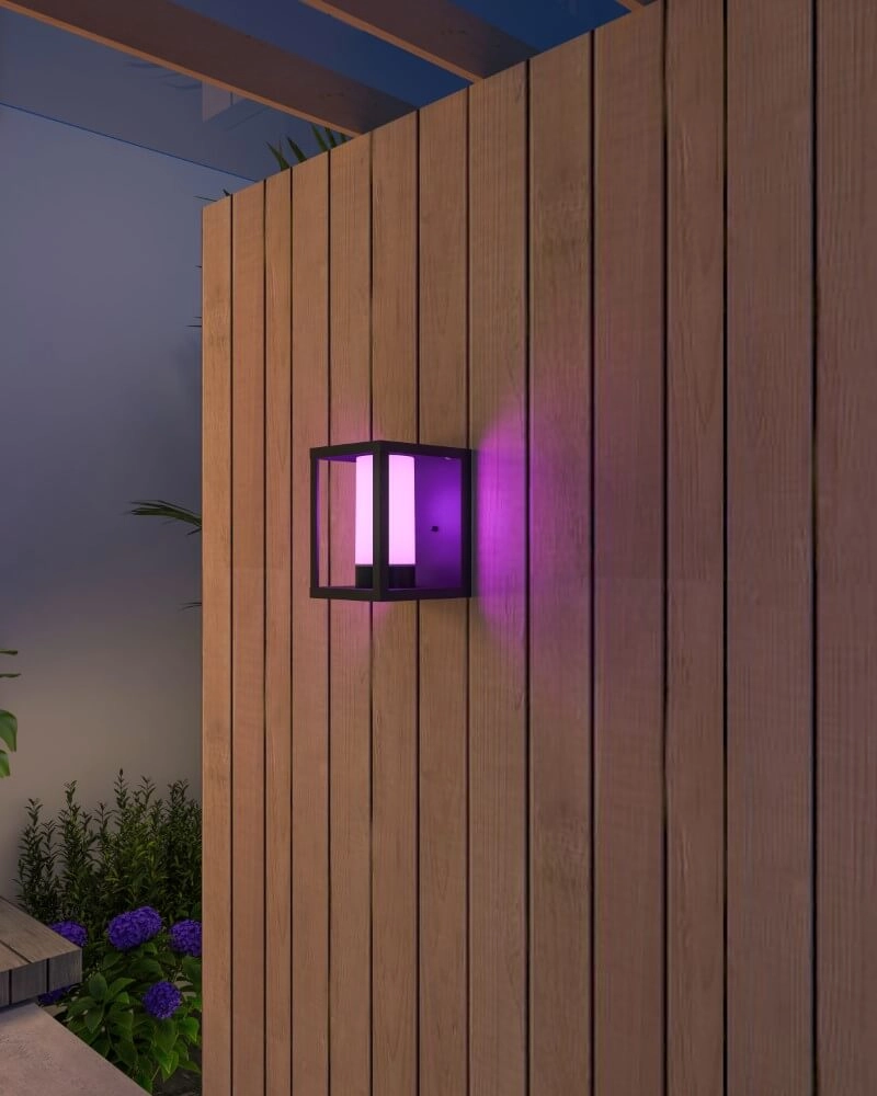 Intelligente Außenlampe Link Wall 21cm - schwarz Circle 8712879149576