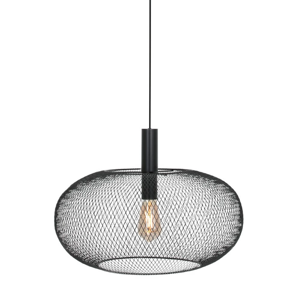 Schwarze Hängelampe Cloud Ø 50cm Steinhauer 8712746148664