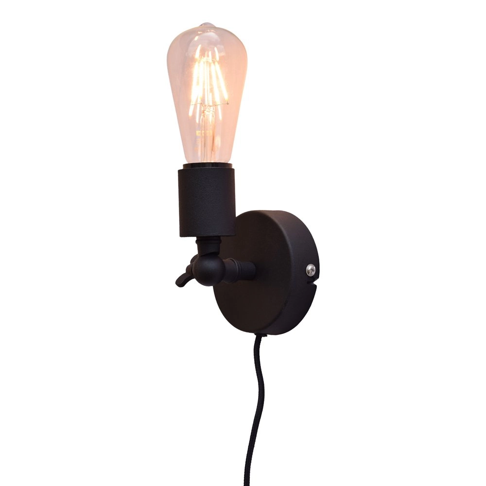Wandlampe Bulby Industriell