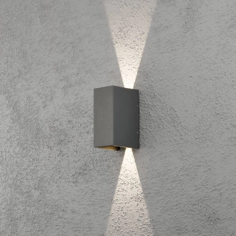 LED-Außenleuchte Cremona Up - Down 2x3W - 3000K 17cm Anthrazit KonstSmide 7318307940374
