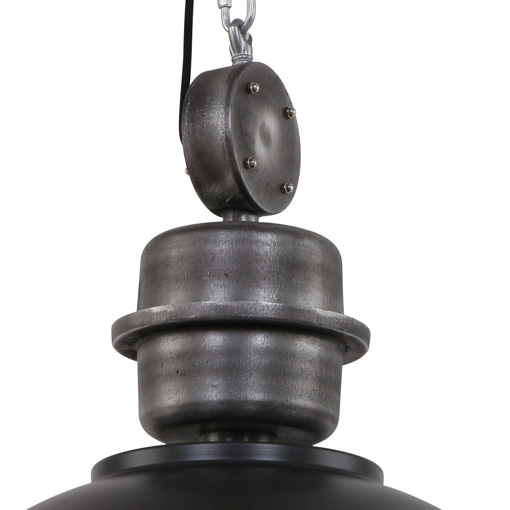 Pendelleuchte Bikkel XXL Industrielles schwarz mit Nickel Steinhauer 8712746106732
