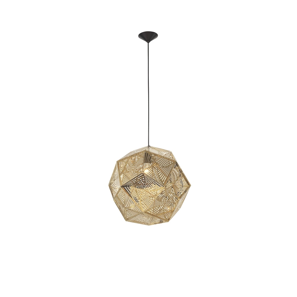 Design-Pendelleuchte Foggia Ø 32cm gold Lyora 5212017412836