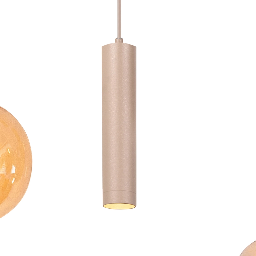 Design-Pendelleuchte Locarno 5-hell sandbraun Highlight 8718379051258