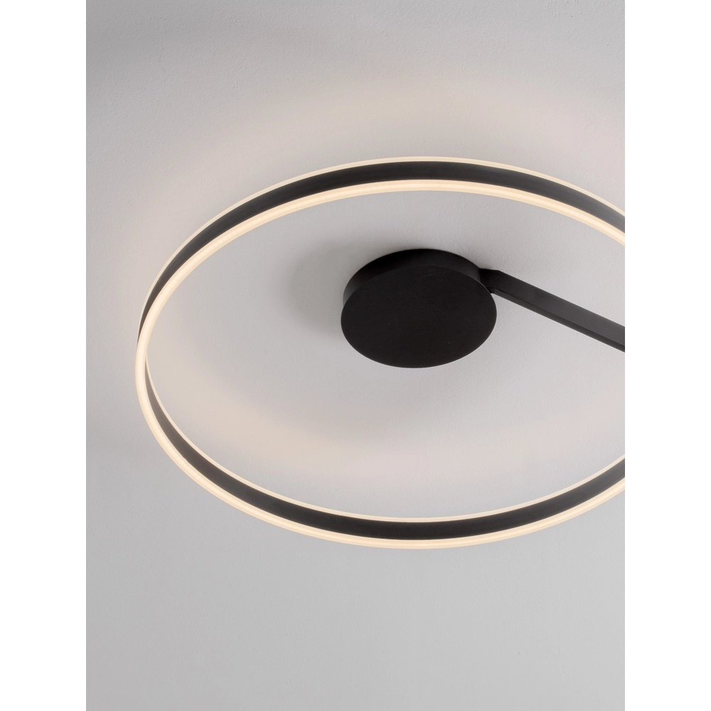 Deckenlampe Bianco schwarz Ø 80cm Lyora 5212017473851