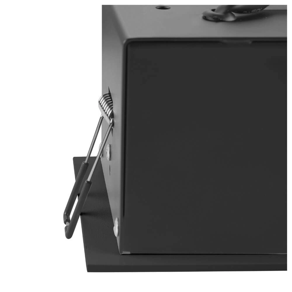 Quadratischer LED-Einbaustrahler Kadux Single 1x LED - schwarz - 3000K SLV 4024163279345