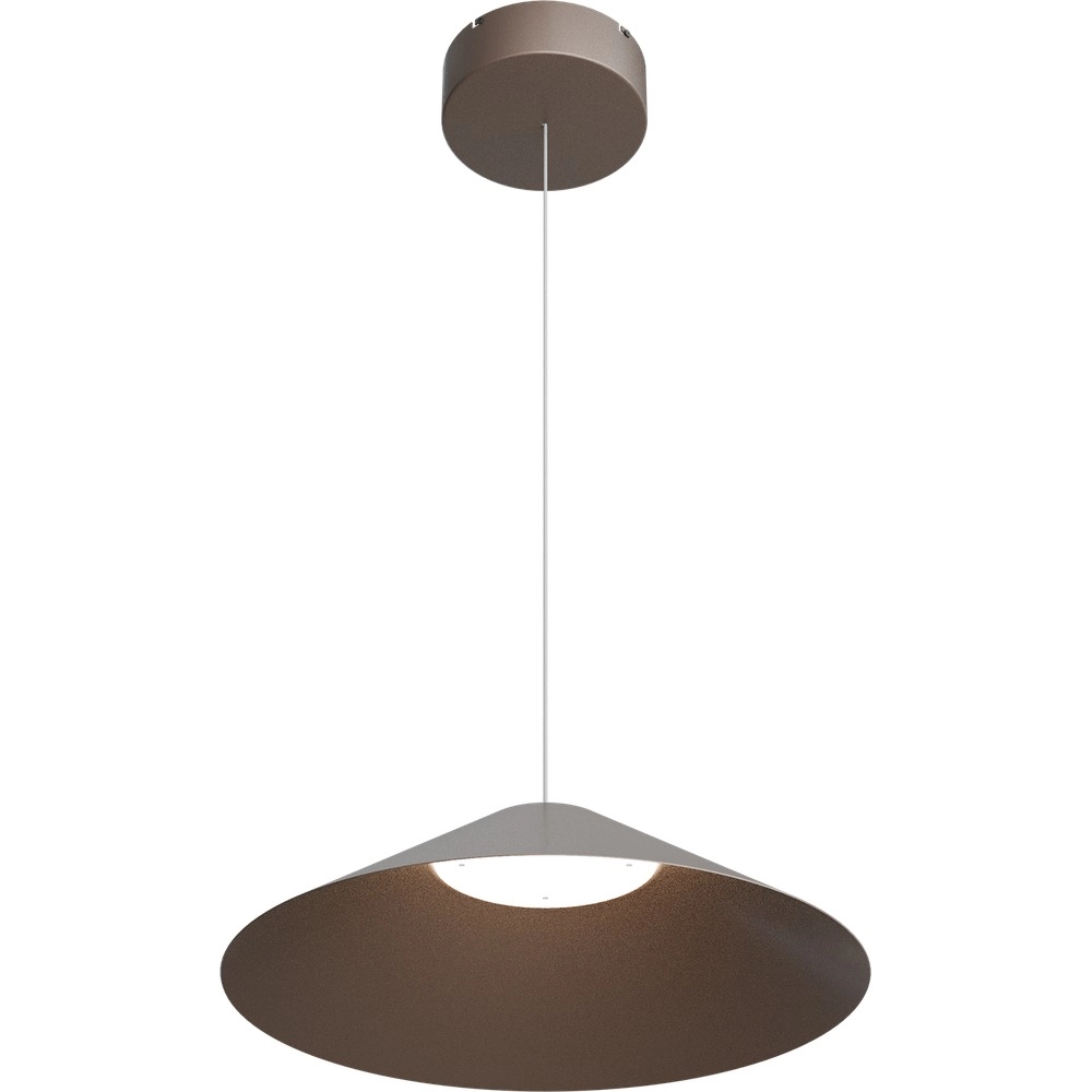 Design-Pendellampe Ceppo kakaobraun Ø 45 cm