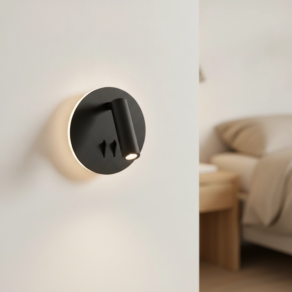 Design-Wandleuchte Penor schwarz