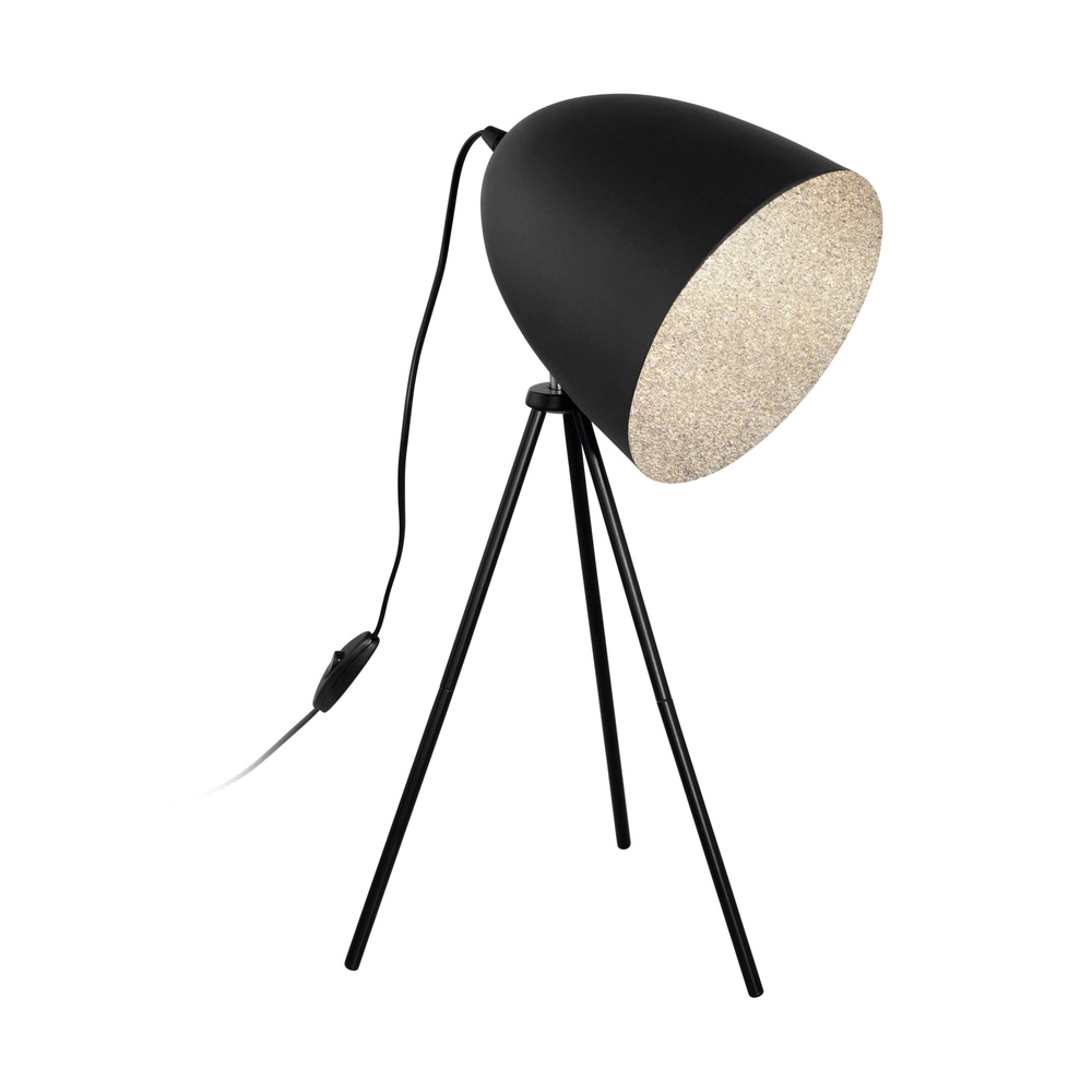 Stativtischlampe Mareperla Schwarz