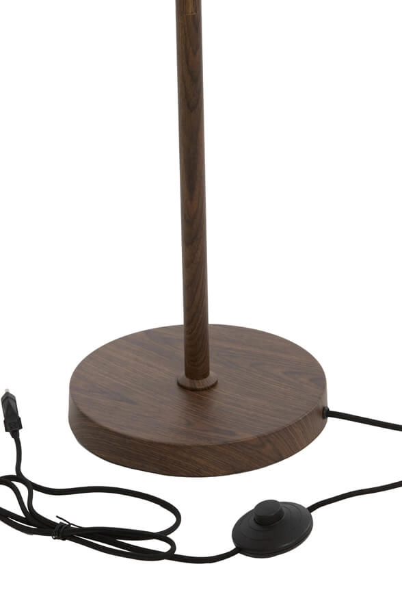 Stehlampe Dania dunkler Holzdruck Light & Living 8717807759551